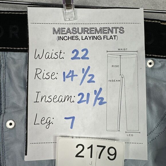 TORRID Sky High Skinny Crop Distressed Jeans‎ Womens Plus Size 26 Blue Raw Hem - Picture 14 of 15